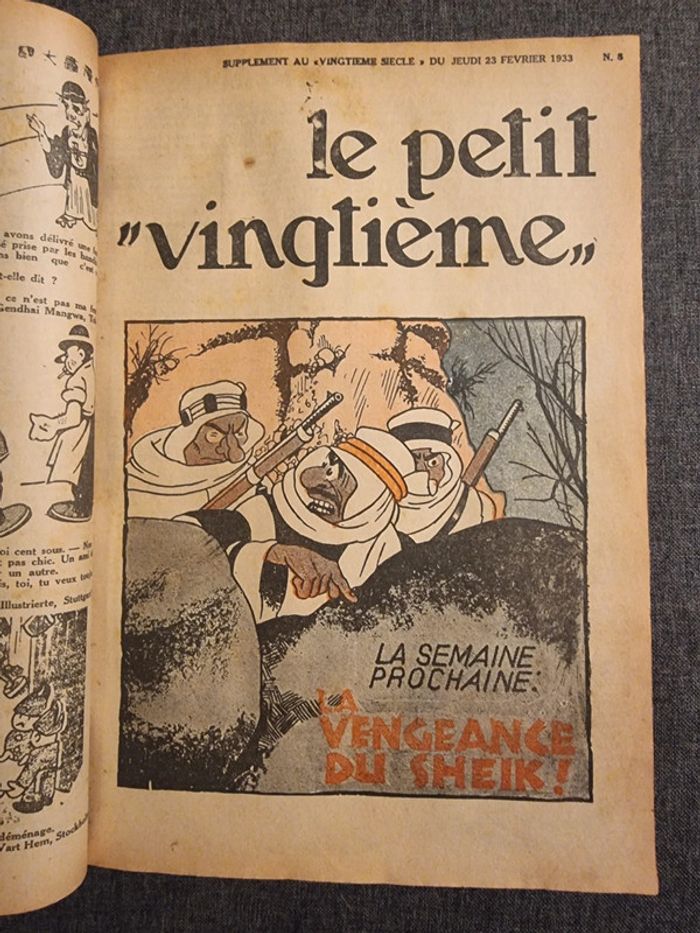 Reliure Petit Vingtieme 1933 - photo numéro 11