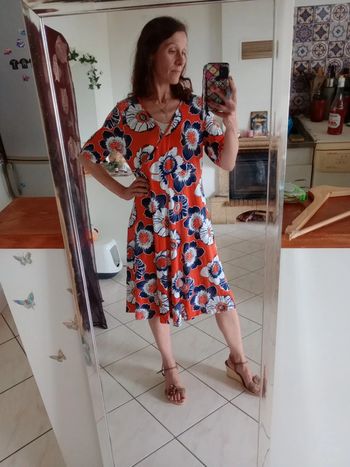 Robe 42 44 Fleurie c80