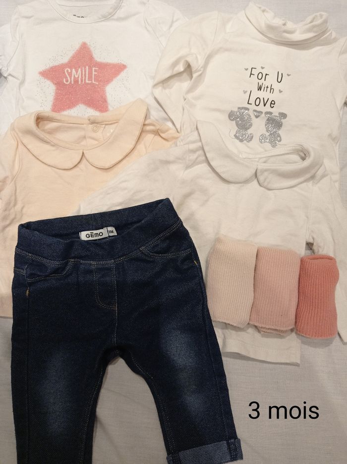 Lot vêtements fille 3 mois