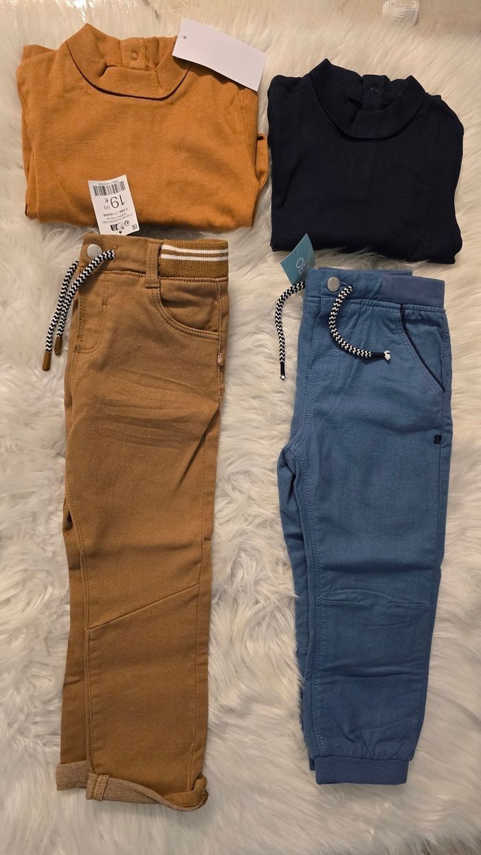 (Neufs non portés) 🏷🏷💙😍LOT sous pulls et pantalons doublés 3ans garçon 💙🥰😍 - photo numéro 2