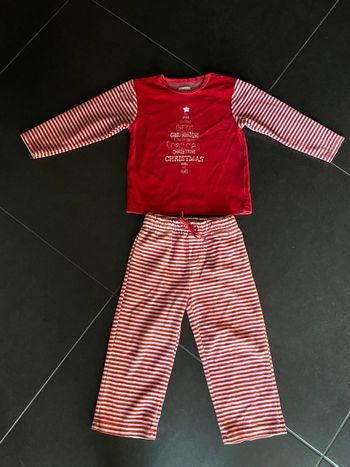 Pyjama de Noël velours Orchestra 3 ans