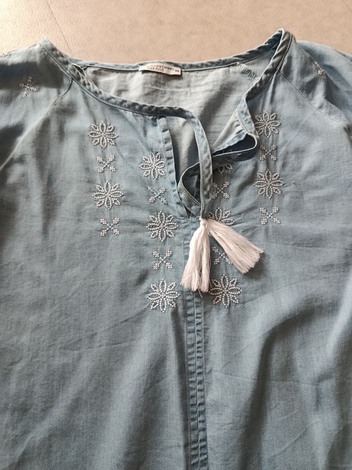 Blouse en jean - photo numéro 3