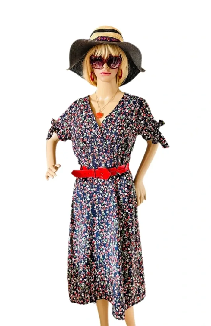 🌺🌿Jolie robe champêtre 38/40 motif liberty cottagecore bohemian floral dress🌸🌿 - photo numéro 10