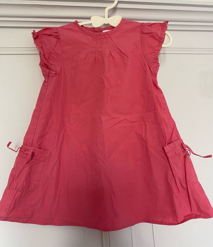 Lot bébé vêtements été fille 12 mois robe, teeshirt salopette, débardeur - photo numéro 7