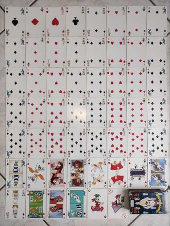 Jeu de 54 cartes Droopy Casino 1996 Tex Avery