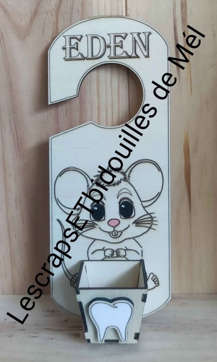 Plaque de porte souris des dents - photo numéro 4