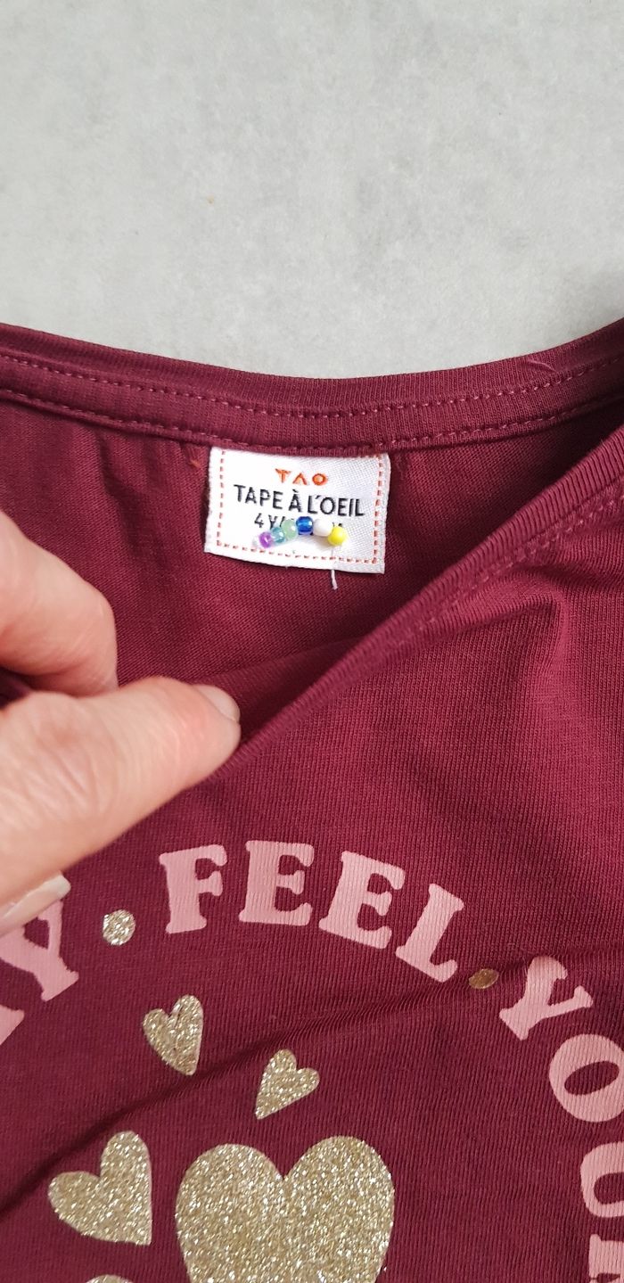 Tee-shirt tape à l œil 4 ans - photo numéro 2