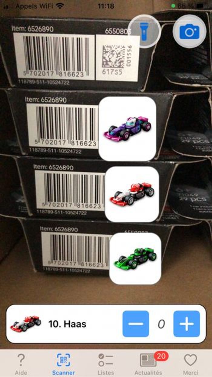 Lot 12 mini F1 lego 71049 neuves scellées - photo numéro 7