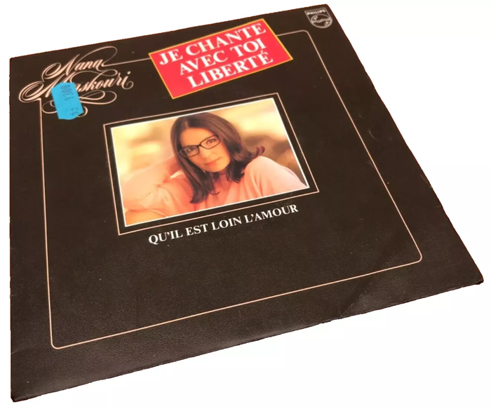Vinyle 45 tours Nana Mouskouri Je chante avec toi Liberté (1981) Philips 6198467 - photo numéro 6