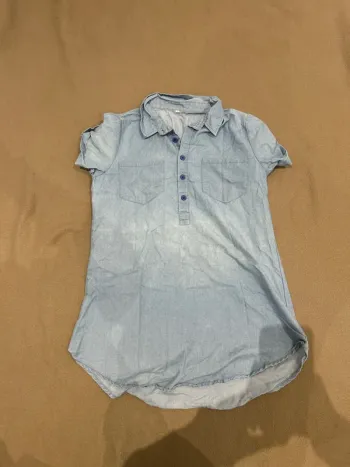 Robe chemise  en jean