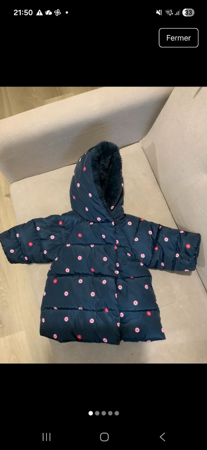 Manteau jacadi fille