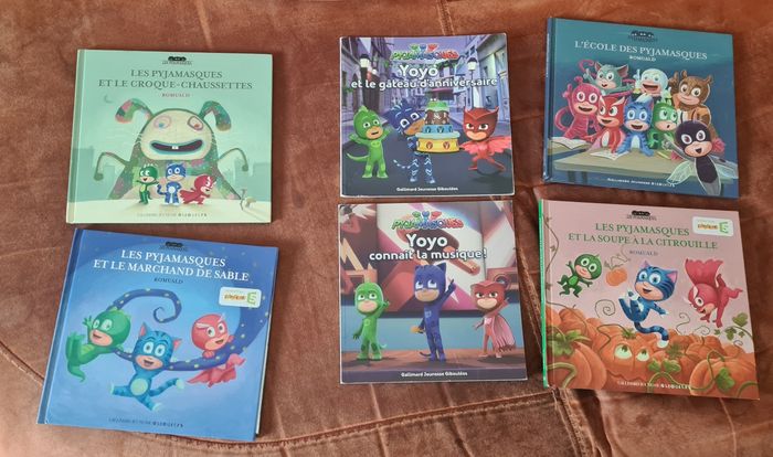 Lot 6 livres pyjamasques