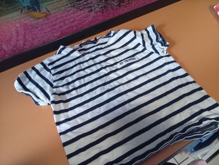 T-shirt fille les petits cœur a la mer