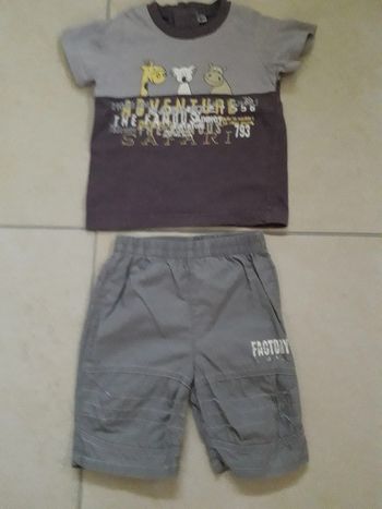 Lot Pantalon + T-shirt - 6 mois
