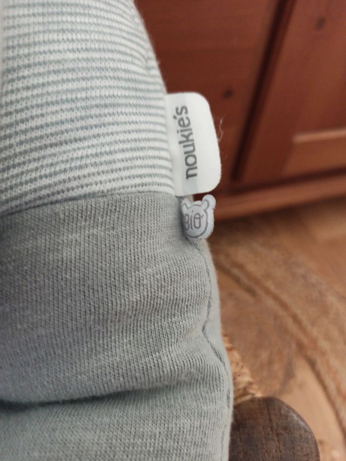 peluche Paco âne gris noukie' s coton bio tbe - photo numéro 2