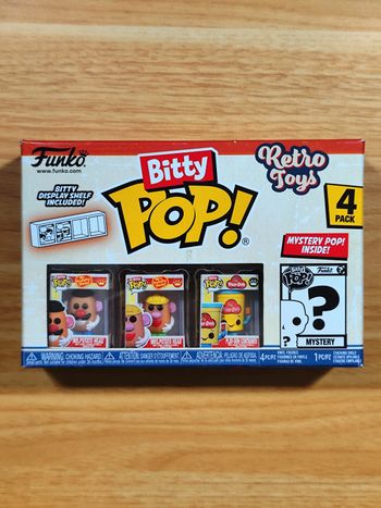 Boîte 4 Bitty Pop! Retro Toys - Mr. & Mrs. Potato Head, Play-Doh + Mystère !