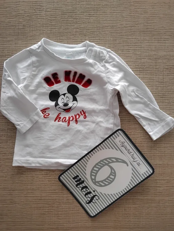 Haut manches longues 6 mois / 67 cm