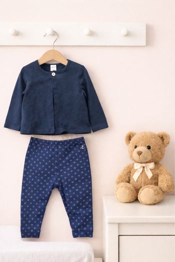 Ensemble gilet legging petit bateau taille 12 mois 