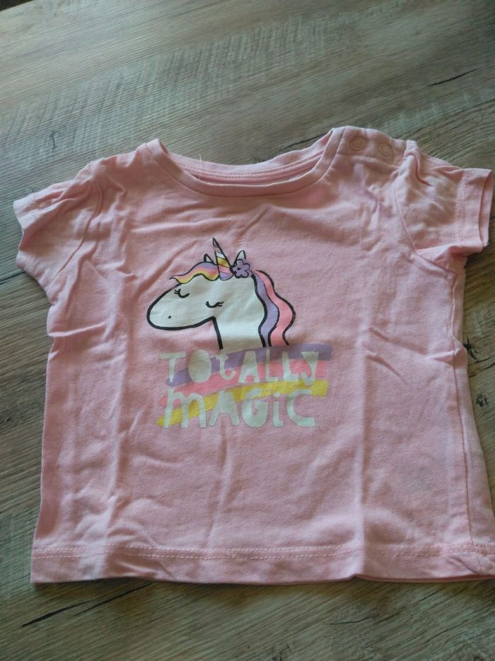 Lot t-shirts été bébé 6 mois - photo numéro 5