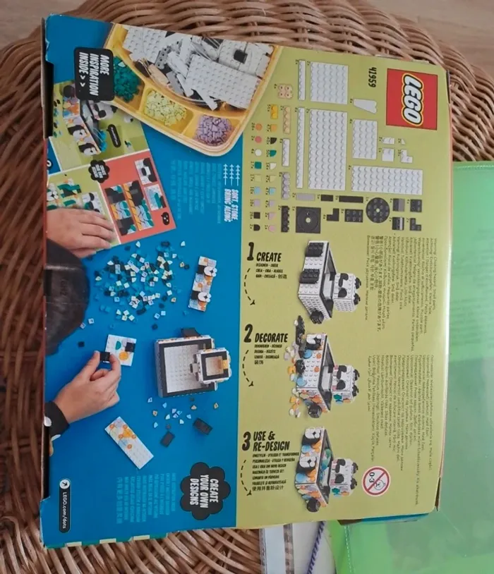 Boîte panda lego dots - photo numéro 2