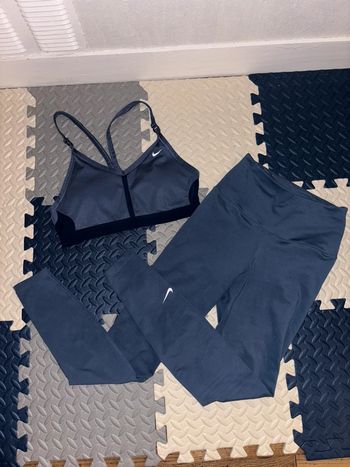Ensemble / lot brassière training indy + legging bleu
