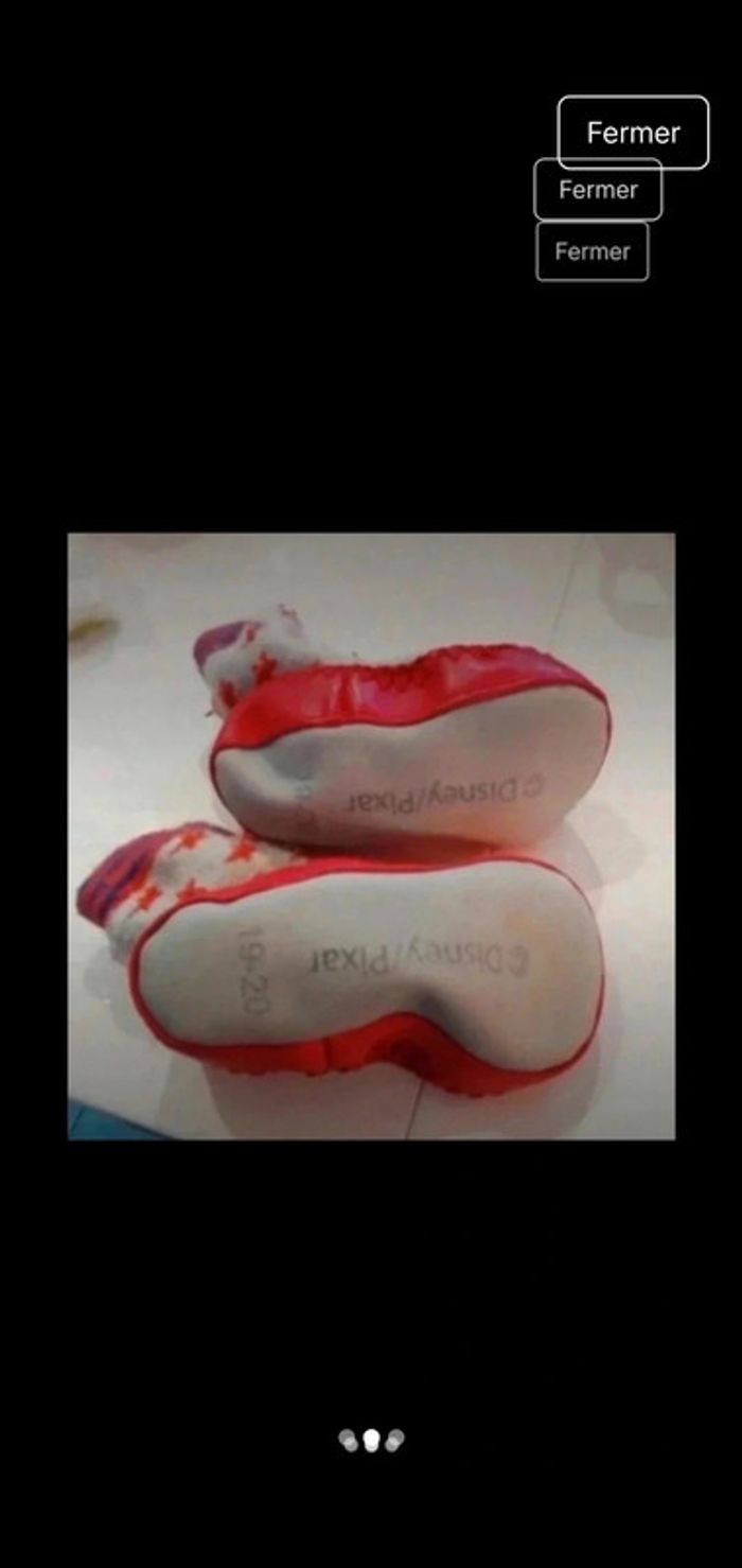 Lot de 2Chaussons souple cars - photo numéro 2