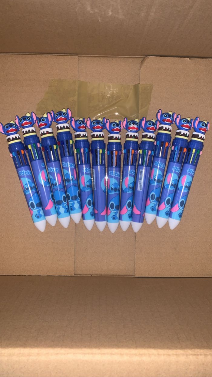 Stylo 10 couleurs Stitch