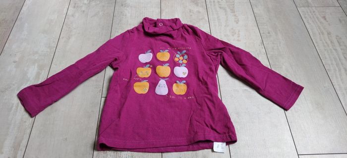 T-shirt rose foncé Auchan T24M