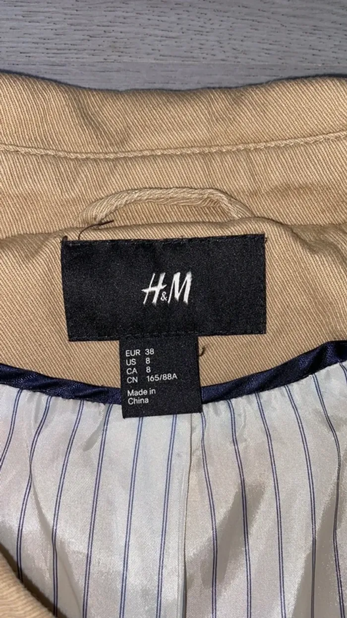 Veste beige H&M - photo numéro 4