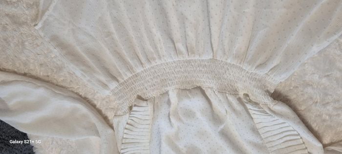 Blouse blanche à volantées Cache-Cache taille 34 - photo numéro 7
