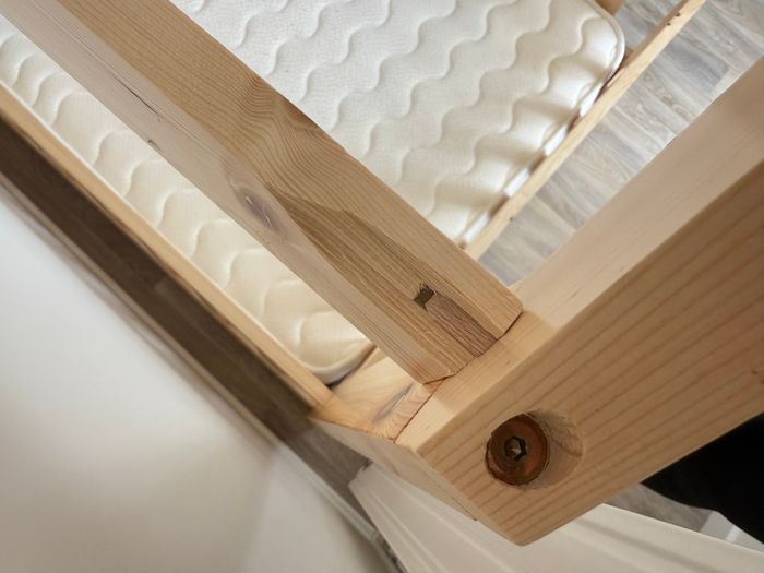 Lit cabane + matelas 90x190 - photo numéro 3