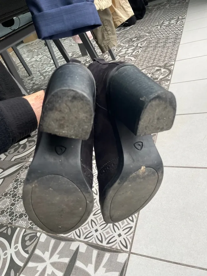 Bottes daim femme 38 - photo numéro 7