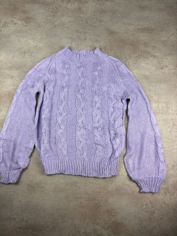 Pull en maille à manches ballons Taille 40/L