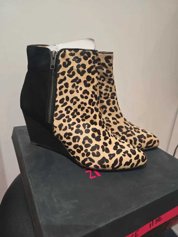 Boots leopard Buffalo taille 40