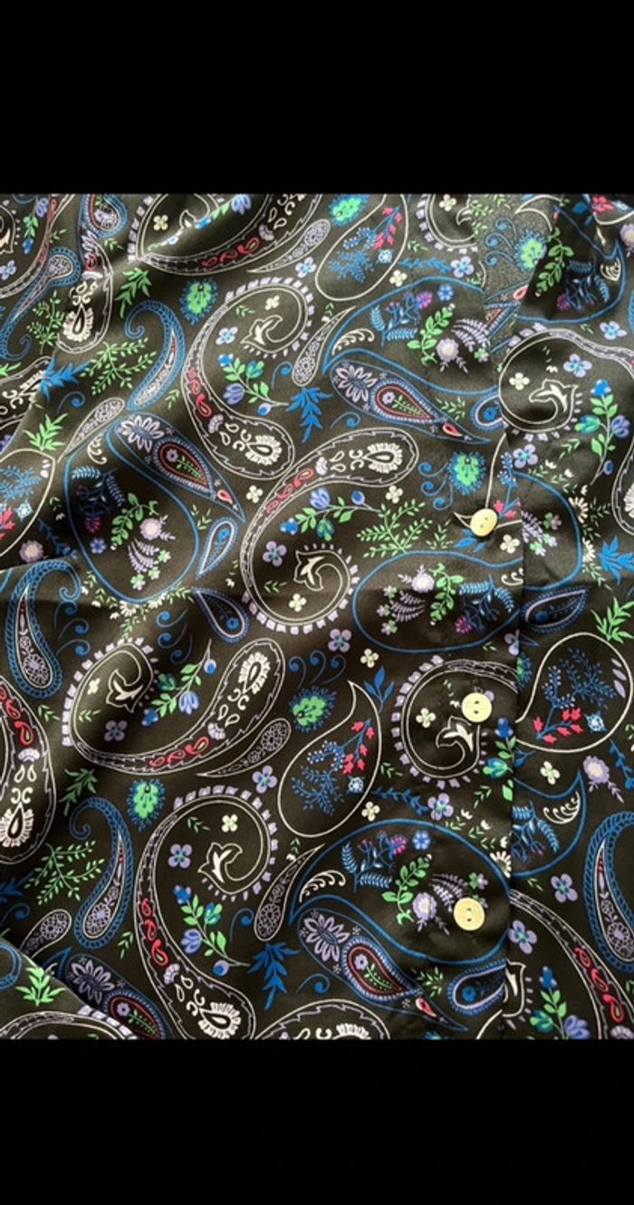 Chemise satiné à motif femme Kiabi taille38 - photo numéro 2