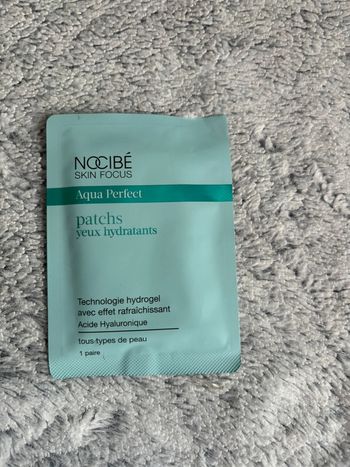 nocibé skin focus patchs yeux hydratants