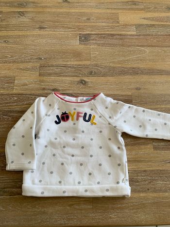 Sweat taille 6 mois obaibi