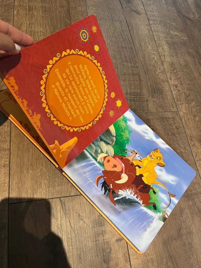 Mon petit livre puzzle Le roi lion - photo numéro 4