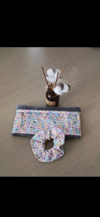 Lot snood avec chouchou assorti