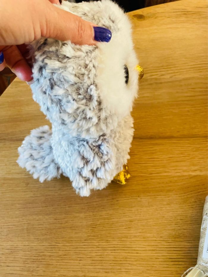 Ty owlete peluche avec étiquette environ 25 cm - photo numéro 3