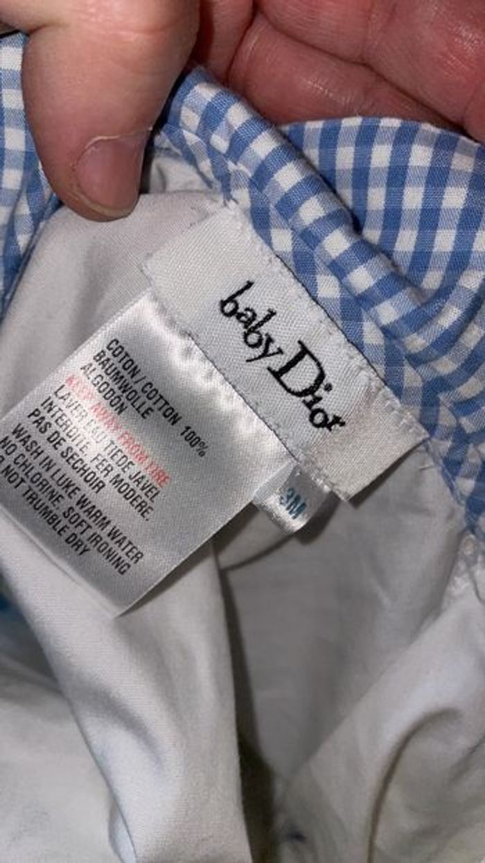 Chemisier Christian Dior Baby 3 mois - photo numéro 2