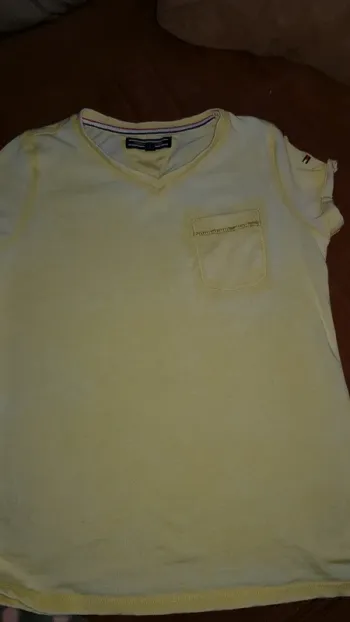 T-shirt jaune Tommy Hilfiger
