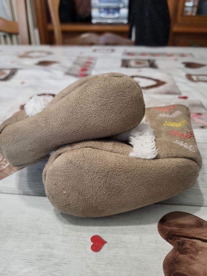 Botillon beige daim 6/9mois - photo numéro 3