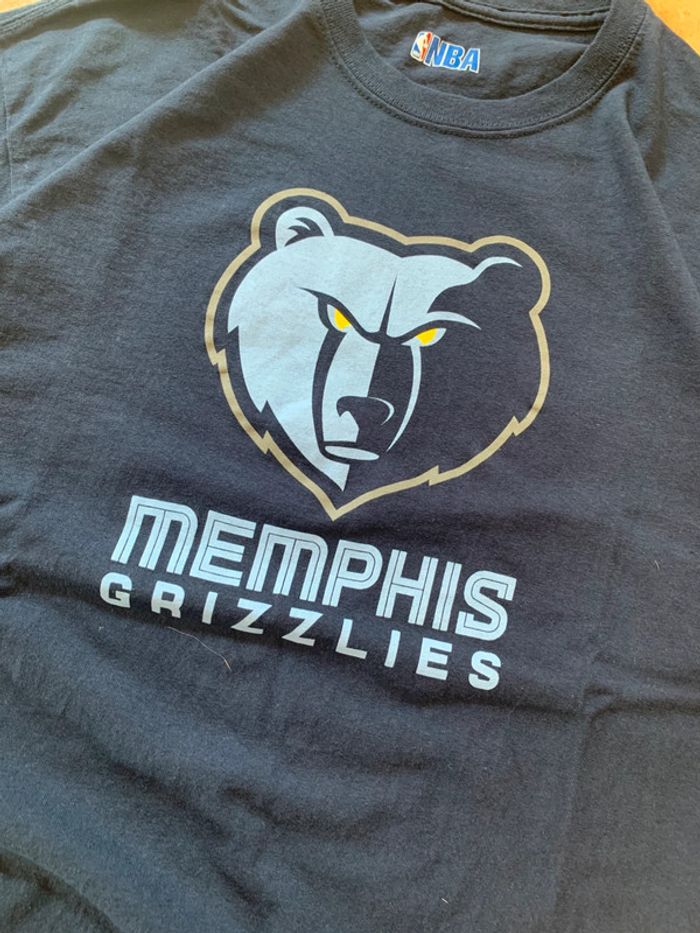 Tee shirt printed / imprimé unisexe NBA Memphis Grizzlies 2018 - photo numéro 2