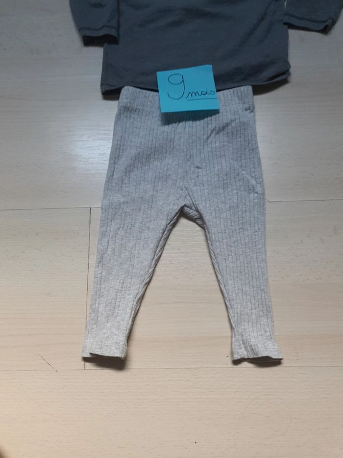 Ensemble kiabi legging et tee shirt gris - photo numéro 2