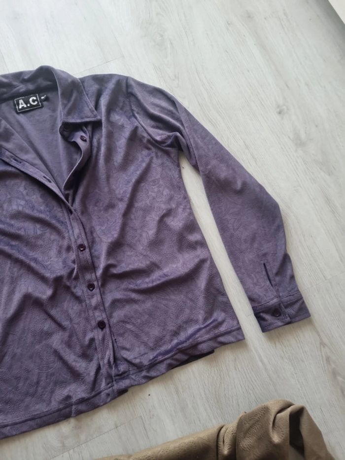 Lot 2 chemises velours - photo numéro 5