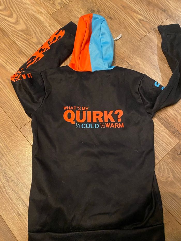 Sweat noir rouge bleu bleu manga taille XXS - photo numéro 7