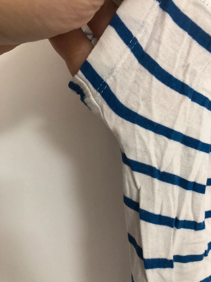 Superbe beau t-shirt marinière 3 suisses taille 38/40 - photo numéro 5