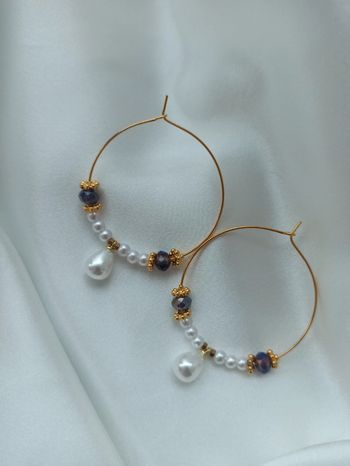 Boucles d'oreilles en acier inoxydable ajustable doré