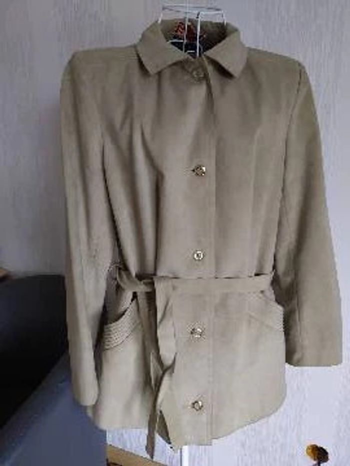 Veste Trench Nubuck beige - photo numéro 2